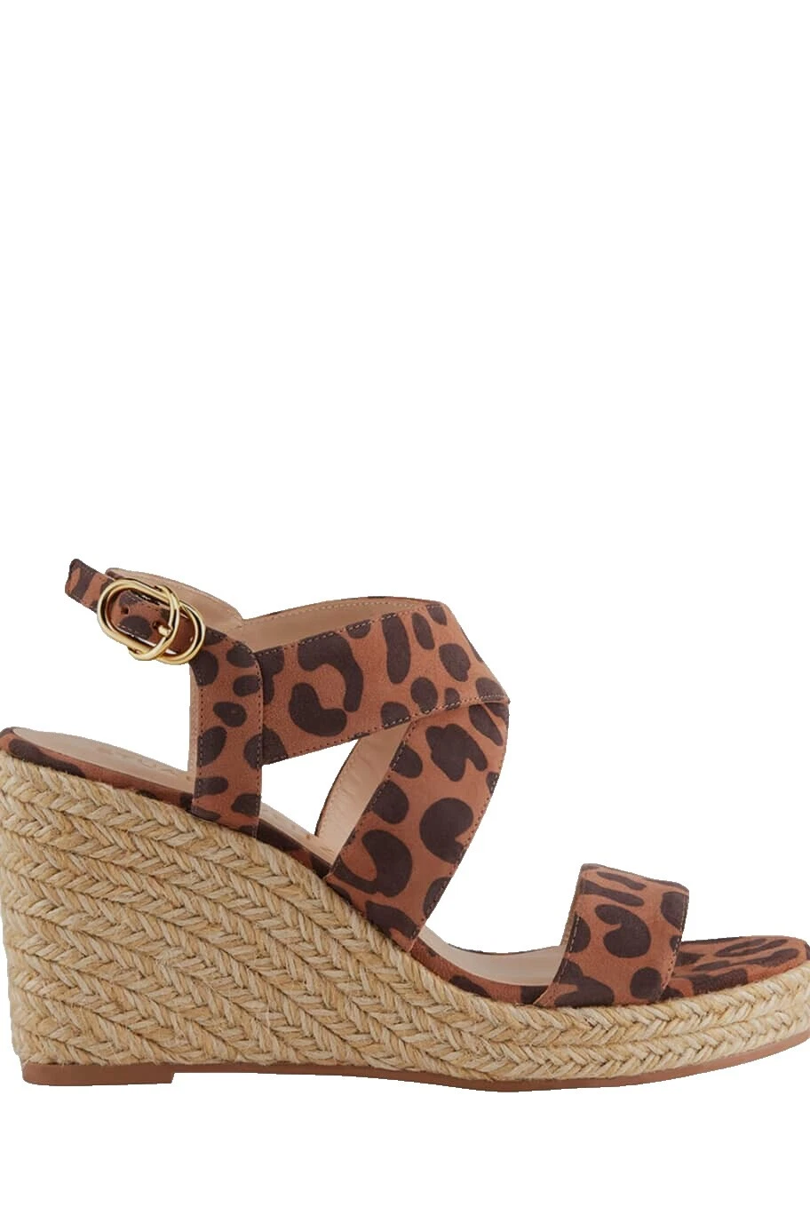 Stuart Weitzman Wedge Animal Print Sandals for Women
