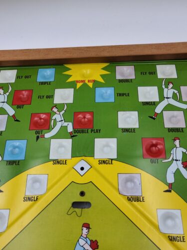 Carl Yastrzemski Action Baseball Game 1962 Vintage MLB Pressman Toy USA con scatola - Foto 11 di 14