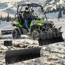 For ATV UTV Arctic-Cat Snow Plow Adjustable 45" Blade Complete Universal Kit