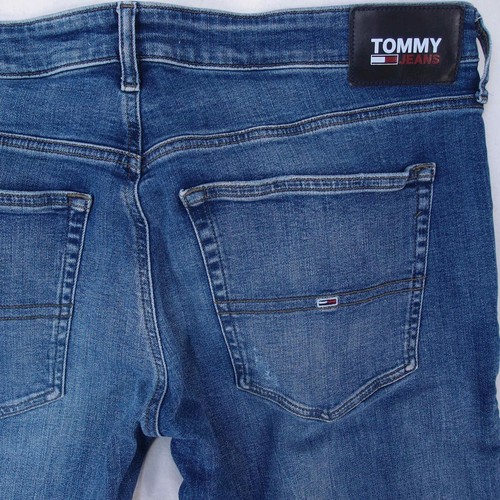 Mens Tommy Hilfiger SCANTON SLIM Stretch Slim Straight Blue Jeans W38 L34 - Picture 4 of 7