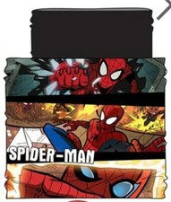 Marvel Spiderman Loop Schal Mit Schwarzer Kuschelstoff- Innenseite