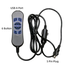 6 Button 5 Pin Lift Chair Hand Control Power Recliner Remote Model MLSK89-A2