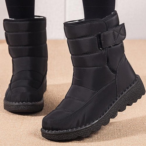Women Boots 2025 Winter Shoes Woman Waterproof Snow Boots Winter Warm Fur Botas - Picture 18 of 26