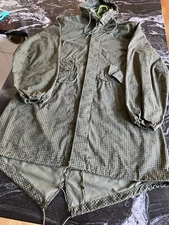 Vintage Desert Night Camo Fishtail Parka Military US Army NATO Issue Medium