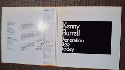 KENNY BURRELL /A GENERATION AGO TODAY 20MJ 0091 G.F.JAPAN REISSUE