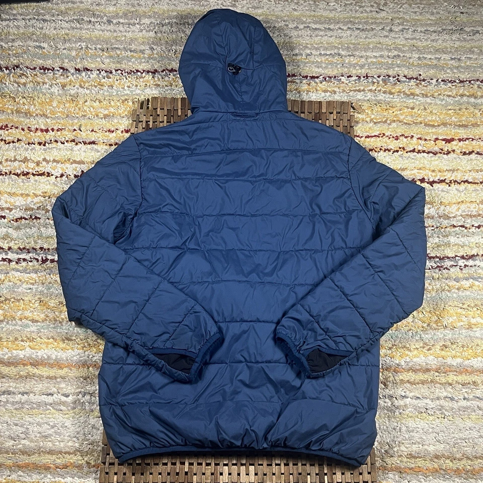 Fjallraven Fjällräven Keb Hooded Puffer Jacket Full Zip Blue Padded Men’s Medium Foto 3 de 4