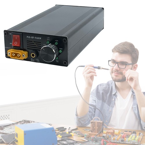 2MHz-30MHz 50W Smart Shortwave HF Power Amplifier Shortwave HF Power Amplifier - Zdjęcie 3 z 12