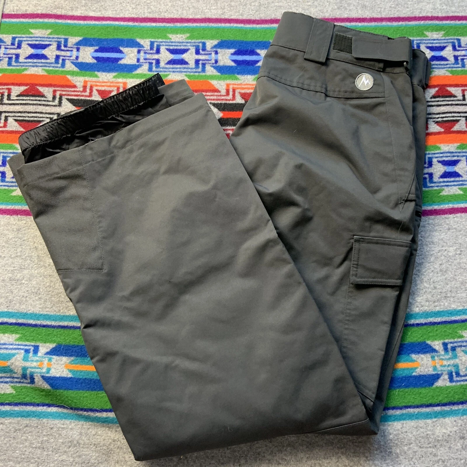 Marmot High Quality Outdoor Water Resistant Cargo Pants Gray Size Medium