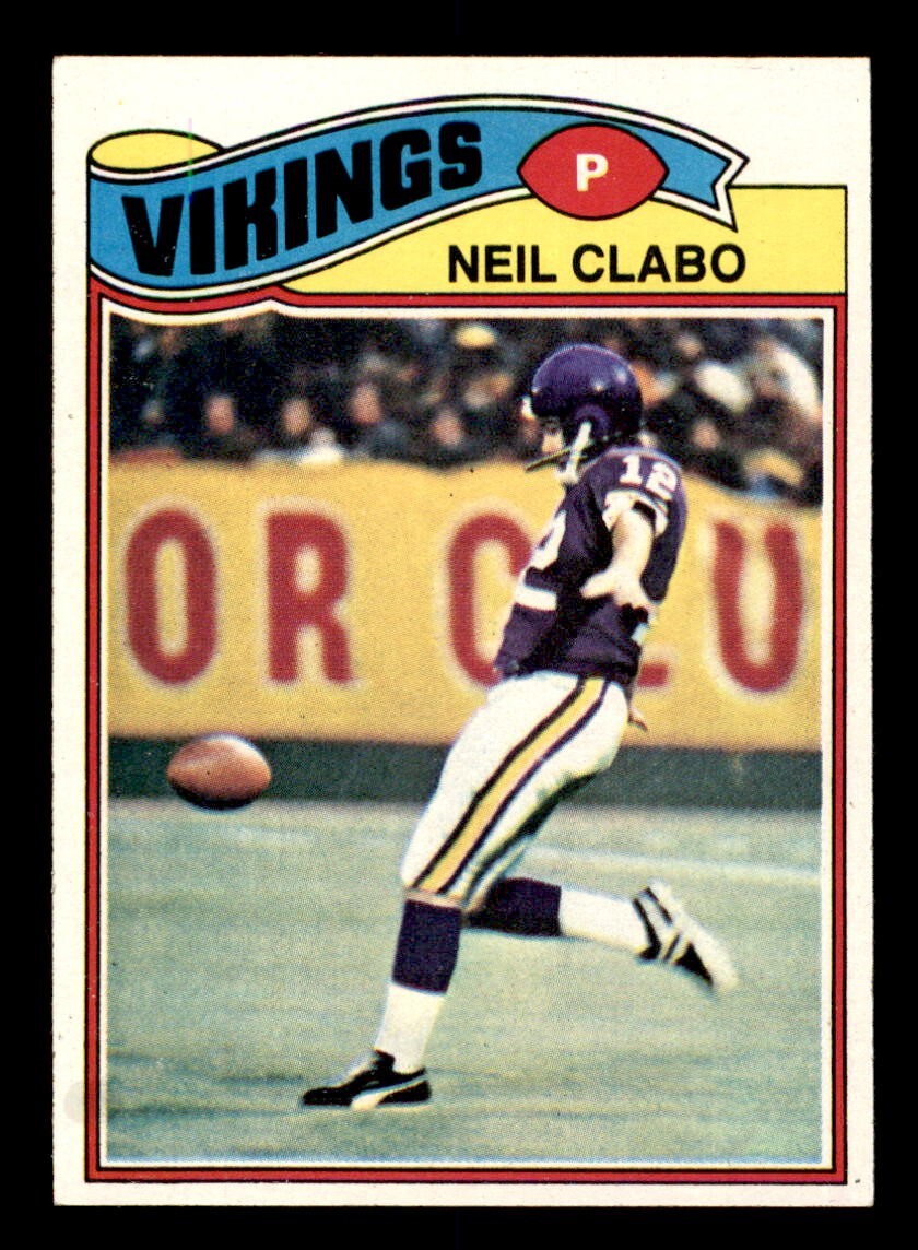 1977 Topps Football #477 Neil Clabo EX/MT