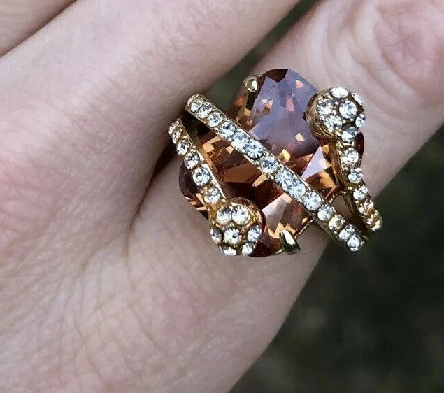 Bague avec online pierre orange