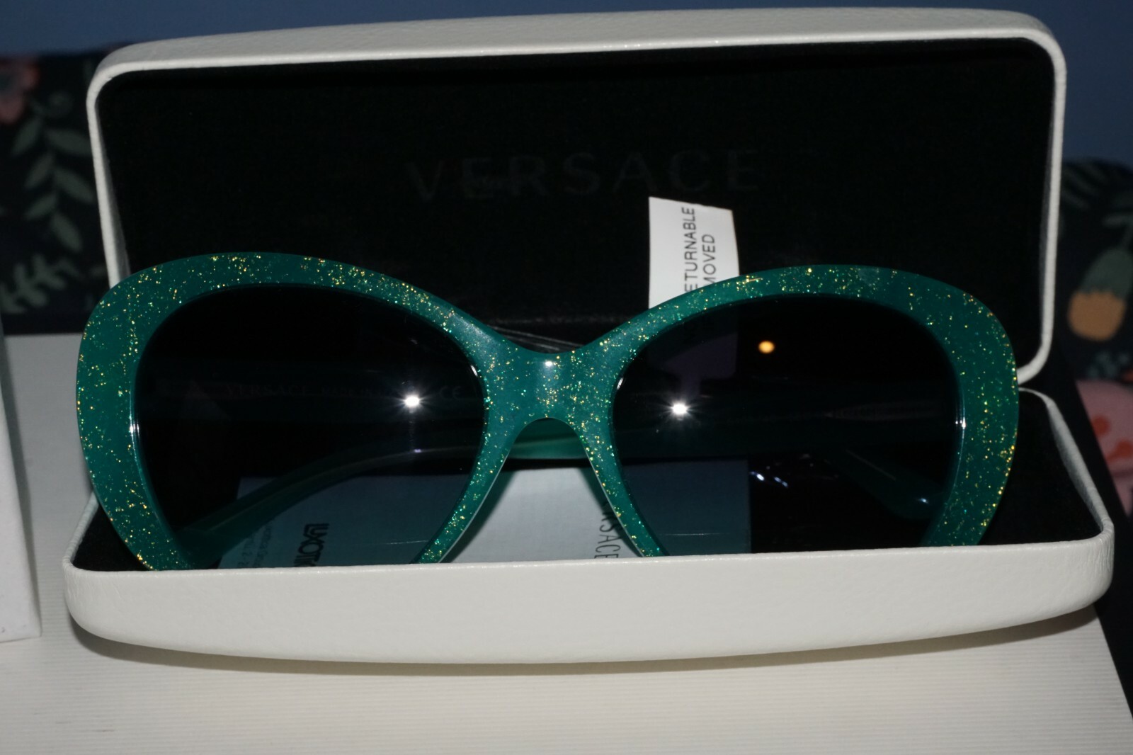 Versace Women's Designer Cat Eye Sunglasses for Style & UV Protection-image