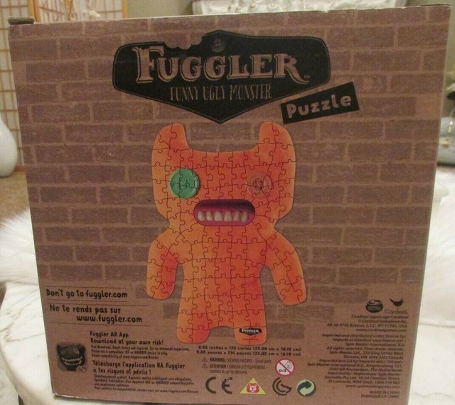 Orange Fuggler Funny Ugly Monster 100pc Jigsaw Puzzle NEW 3D Teeth