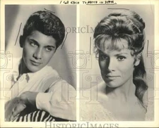 1962 Press Photo Singer Pual Anka & Barrie Chase in "The Seasons of Youth"