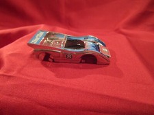 Mcleran M8F Blue Max 7 Blue/Chrome Slot Car Tyco Chassis Only