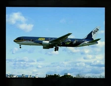 Aviation Airplane Airline Postcard #62 All Nippon Boeing B767 Osaka
