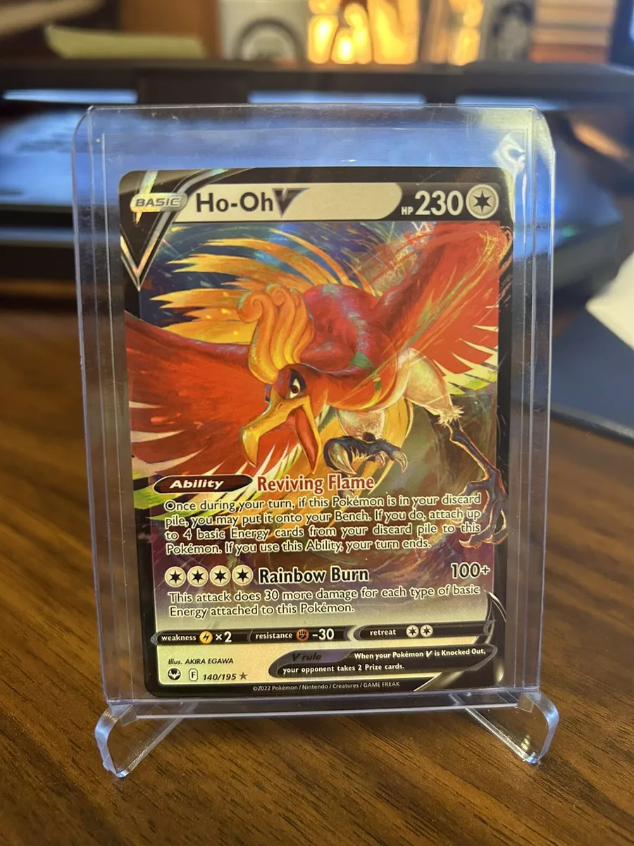  Ho-oh V 140/195- Silver Tempest - Pokemon Ultra Rare