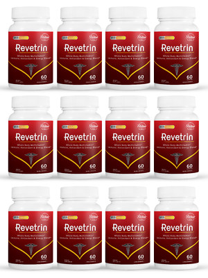 12 Pack Revetrin, total body renewal-60 Capsules x12