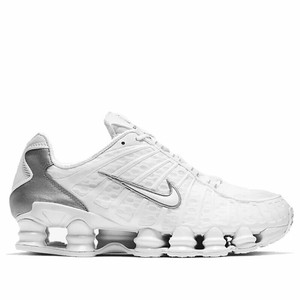 nike shox argento