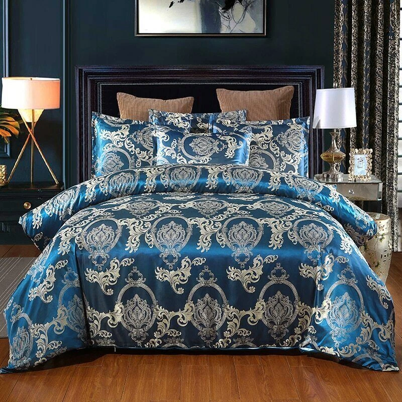 Weave Duvet Cover Bed Euro Bedding Set 240x220 Quilt For Double Home Pillowcases - Image 2 of 4