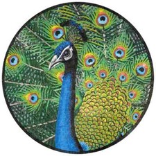 PEACOCK MOSAIC BACKSPLASH Animal Mosaic Tiles For Living Room Walls