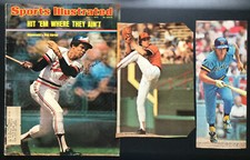 15 Signed 1970s Magazine Baseball Pics  Autographed Rod Carew Robin Yount Palmer