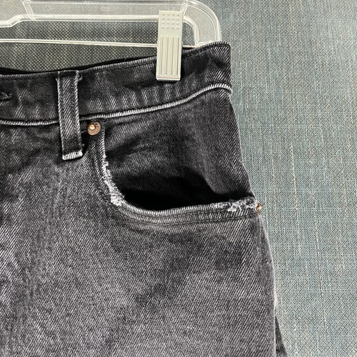 Jean de cuero para mujer Abercrombie Fitch talla 27 negro mezcla de algodón y poliéster - Imagen 7 de 15