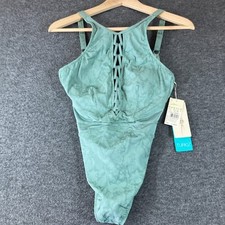 NWT Gottex Turkiz One Piece Swimsuit Womens 38 Sage Green Lined Cups
