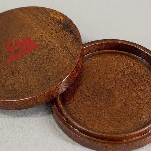 Incense bowl Keizan Sanskrit characters Incense container with box Tea ceremony - Picture 5 of 7