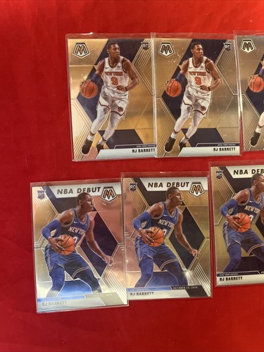 Lot (13) 2019 Mosaic RJ Barrett Rookies Base/NBA Debut Knicks - Picture 2 of 16