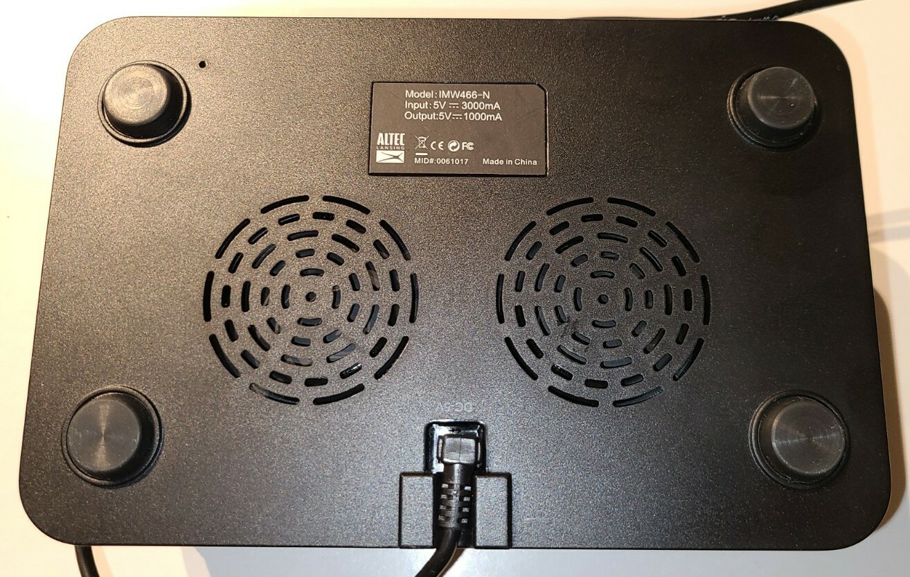 altec lansing dual alarm clock