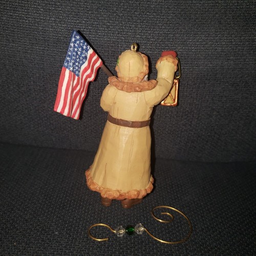 HALLMARK NORTH POLE PATRIOT 2004 KEEPSAKE ORNAMENT SANTA CHRISTMAS HANDCRAFTED - Picture 9 of 12