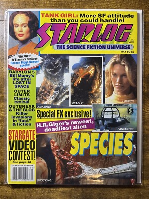 STARLOG MAGAZINE 214 BABYLON 5 SPECIES OUTER LIMITS LOST IN SPACE MAY 1995