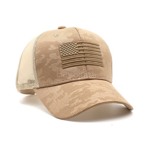 Baseball Cap Trucker Mesh Snapback Adjustable American Flag Camo Military Hat - Picture 14 of 23