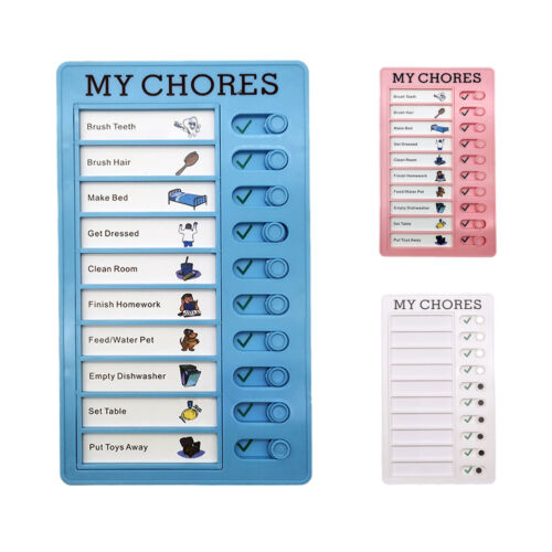 Self Disciplined Chore Chart To Do List Detachable Checklist Boards Reusable Hot