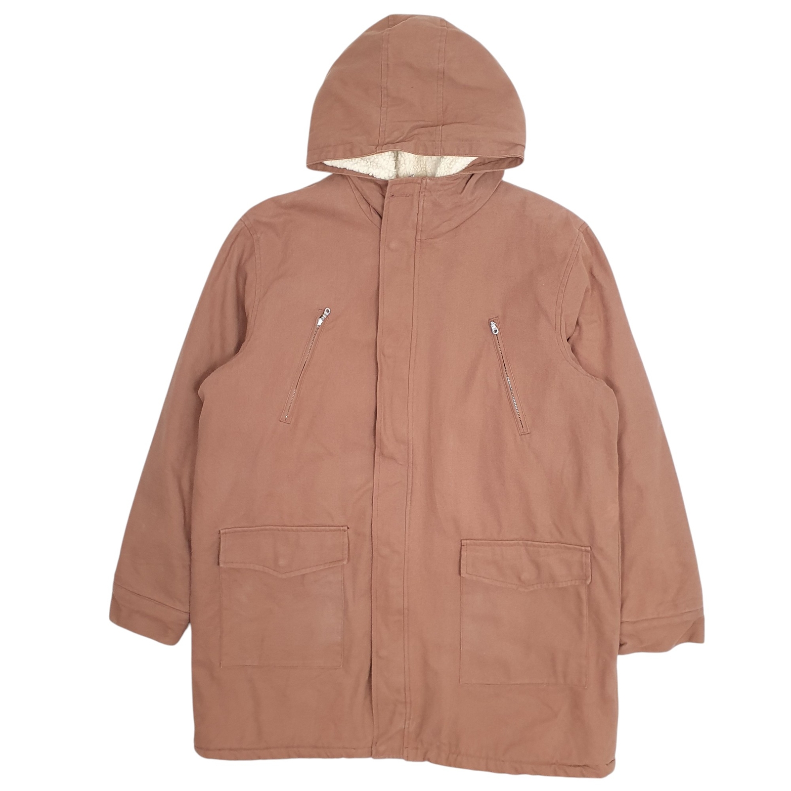 LNLA Parka Jacket Coat Insulated Sherpa Lined Mens M