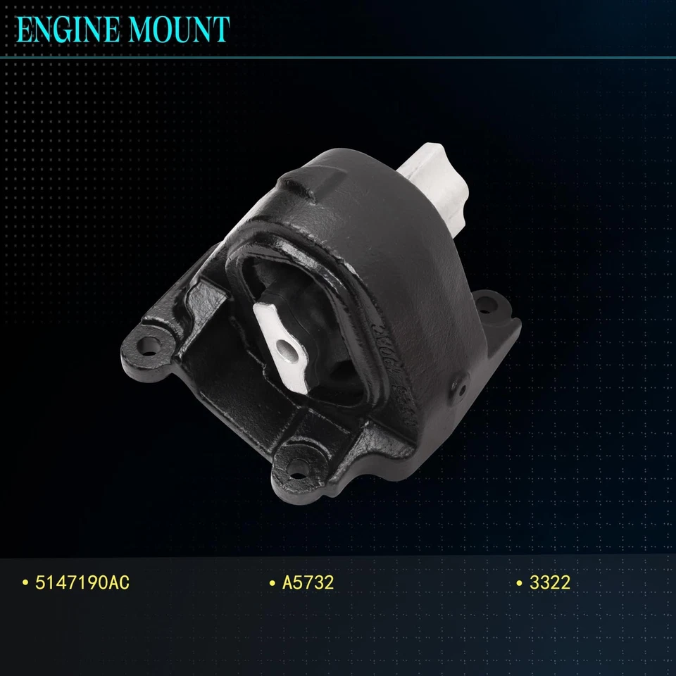 3PCS,Engine Motor Mount & Trans Mount Compatible with Wrangler 2012-2017, Wra... - Image 4 of 4