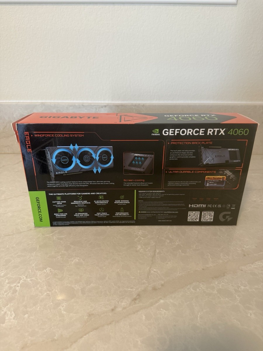 【中古】GIGABYTE GeForce RTX4060 LP Gigabyte GeForce RTX™ 4060 OC 8GB Low-Profile Graphics Card