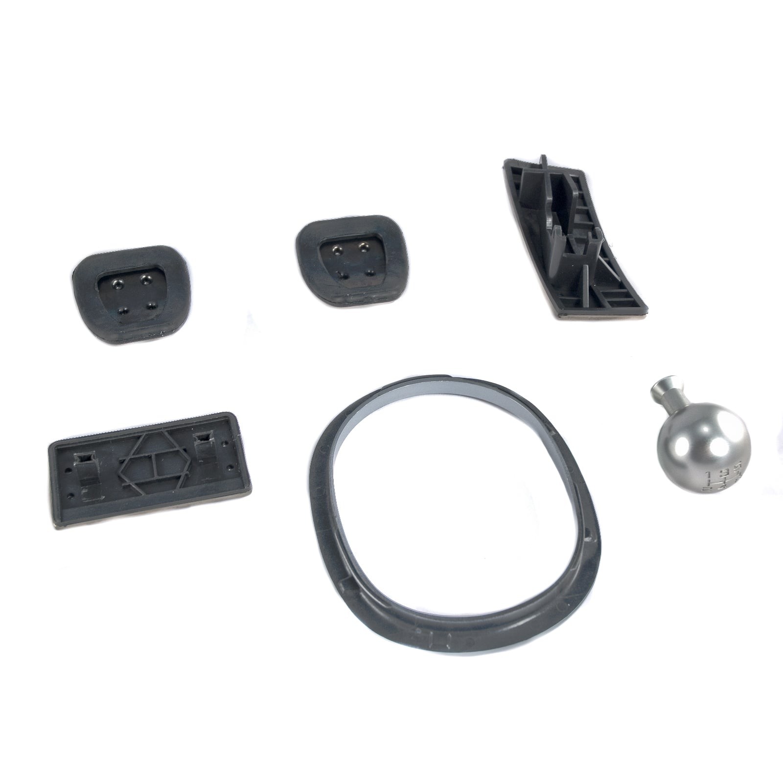 1994-2004 Mustang GT Mach 1 Bullitt 5 Speed Pedals, Shifter Ring & Shift Knob