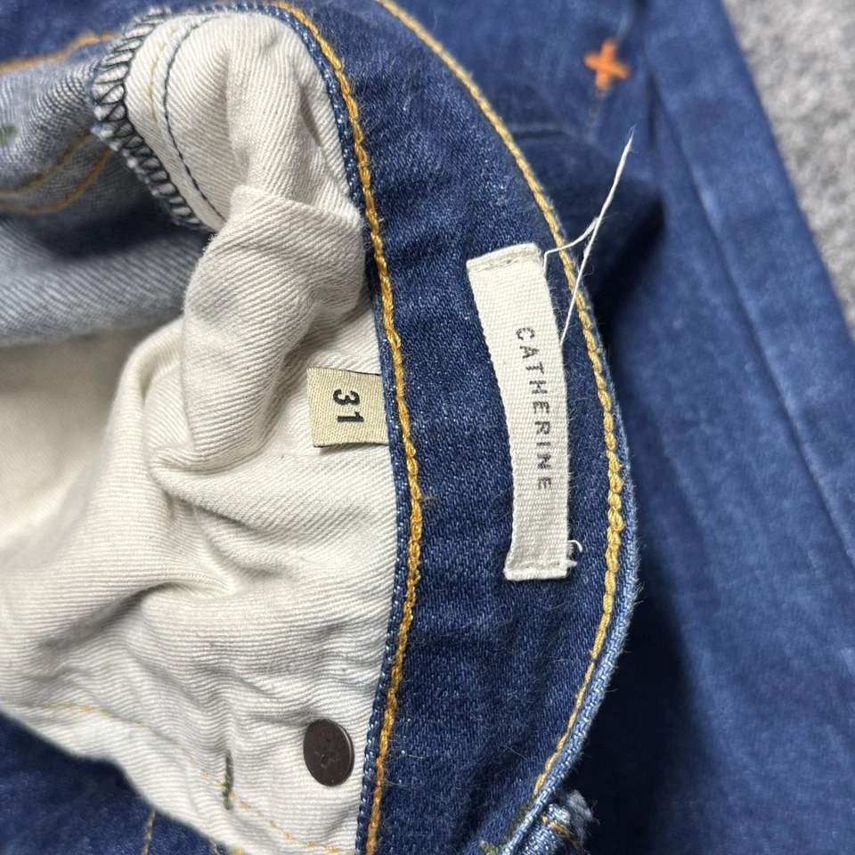 Imogene Willie Catherine Indigo Selvage High Rise Women Size 31 33" Inseam - Image 4 of 4