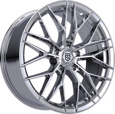 1 Tis Motorsports 17x7.5 5x4.50 35 505c Chrome Plated Wheel Rim