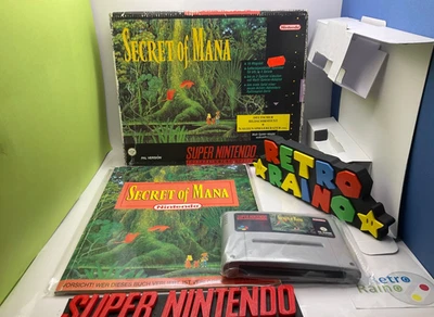 SNES - Super Nintendo Spiel - SECRET OF MANA - Rollenspiel - BIG BOX CIB PAL - Bild 1 von 4