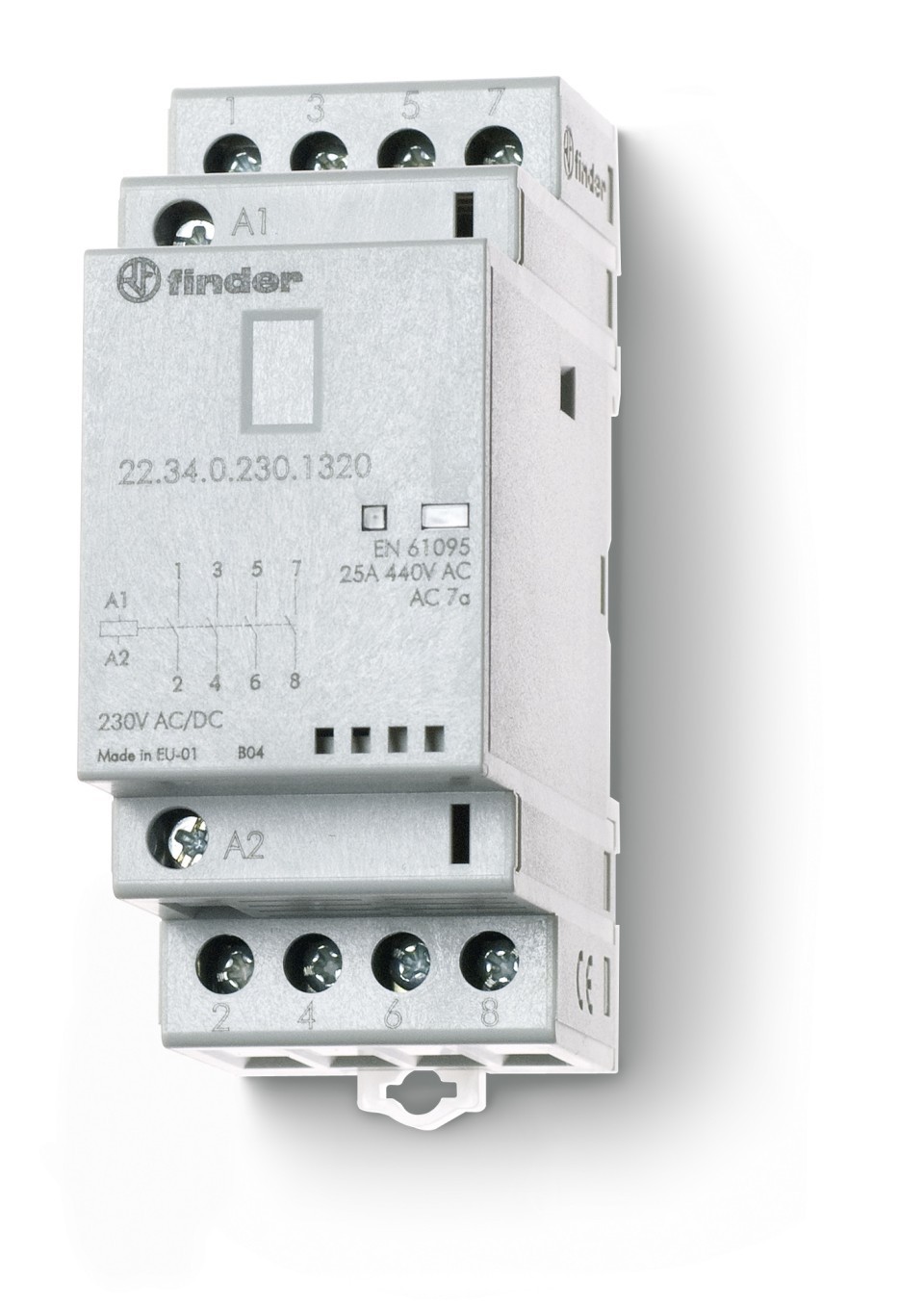 4Z 25A module contactors 24V AC/DC, display 22.34.0.024.4320