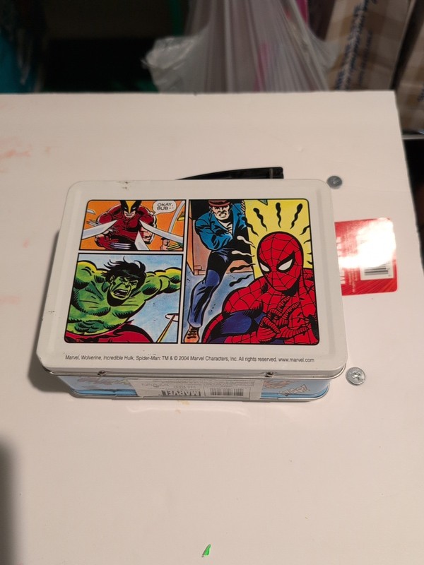 Marvel Lunchbox Holiday Ornament Set 2004