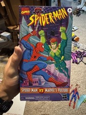 Marvel Legends Spider-Man VHS VULTURE & SPIDER-MAN Hasbro 6  Complete