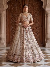 Luxury Gadwal Silk Lehenga Choli Designer Engagement Outfit