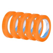 Bag Sealing Tape, 5/8" x 98 Yard, Orange 5 Pcs , Bag Sealer Tape