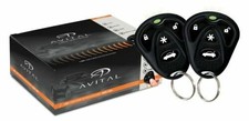 Avital 4105L Remote Start Keyless Entry 1500 Ft Two 4-Button Remotes D2D NEW