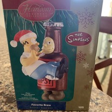 2006 Carlton Cards Homer Simpson "Favorite Brew" Christmas Ornament New