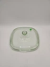 Pyrex Corning Square Green Lid With Sunburst Center Design "A-9-C"