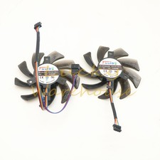 85mm For Sapphire AMD HD7970 HD7950 HD7870 HD7850 Dual-X Fan Replacement 40mm 